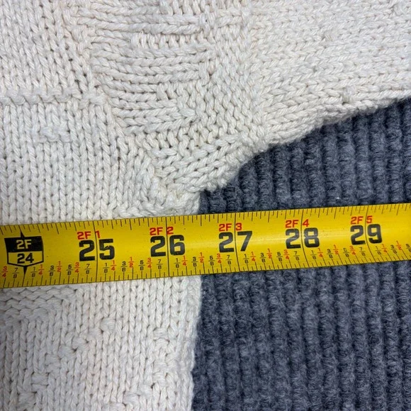 Vintage Shenandoah Sweater Men's XXL Cream Lab Dogs Embroidered Knit - Picture 5 of 8